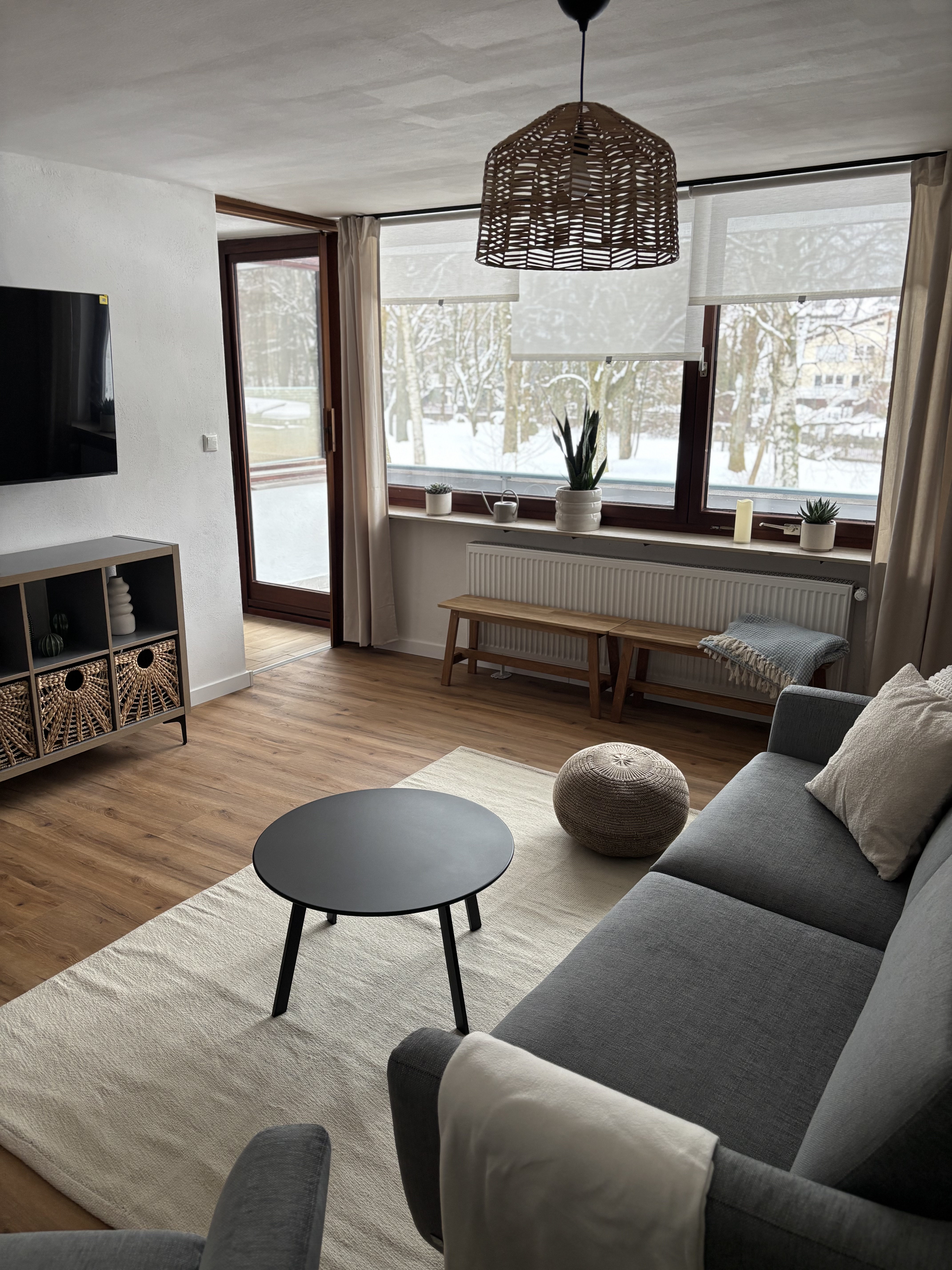 AWohnzimmer des Ferienhauses